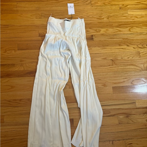 ZARA Silk pants (new with tags) size XS - Picture 2 of 7